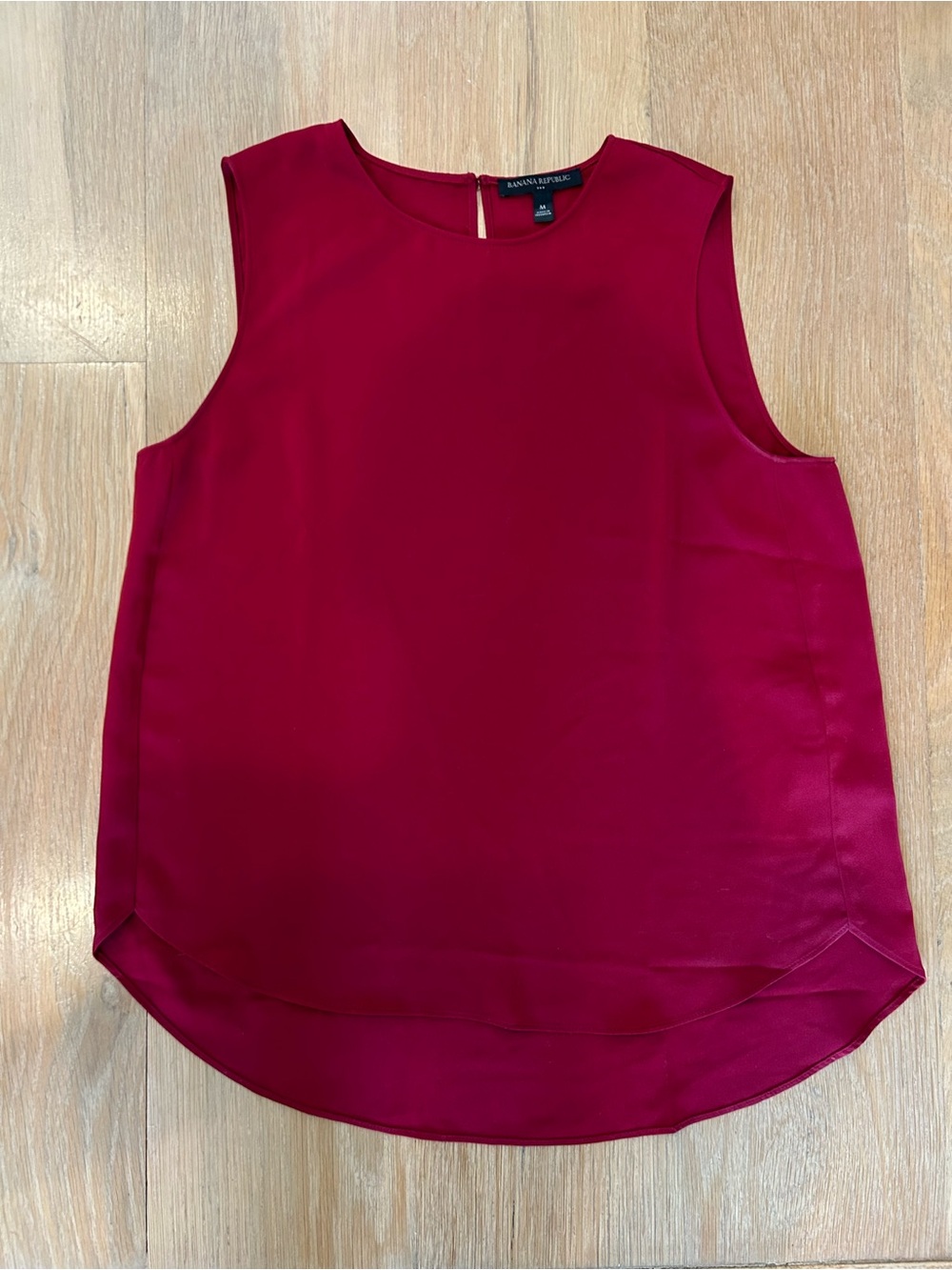 Banana Republic Sleeveless Red Top